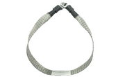 3/8" Flat Braided Tinned Cooper Ground Strap with Terminal Lugs