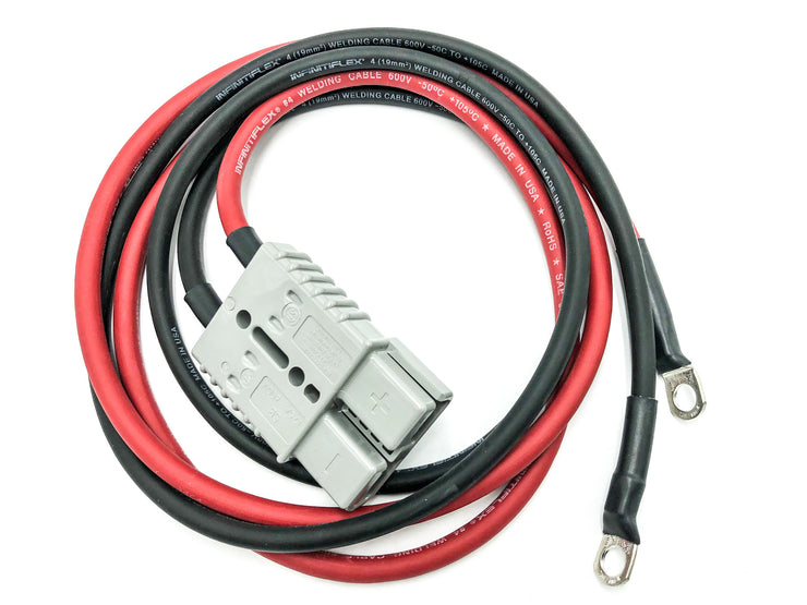 4 AWG Quick Connect Anderson SB175 to Terminal Lugs